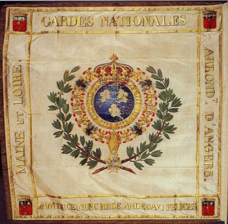 Drapeau de la Garde nationale d'Angers.